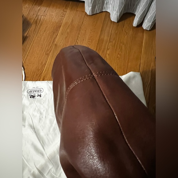 Brown Leather Coach Hobo Bag - Picture 8 of 14